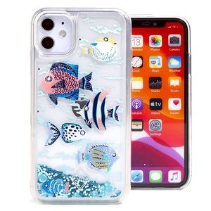 Vera Bradley Phone Case Glitter Flurry Wave Fish IPhone X